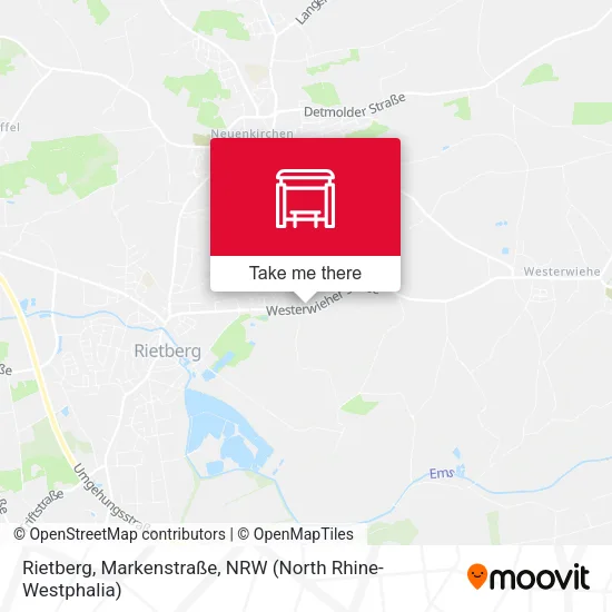 Карта Rietberg, Markenstraße