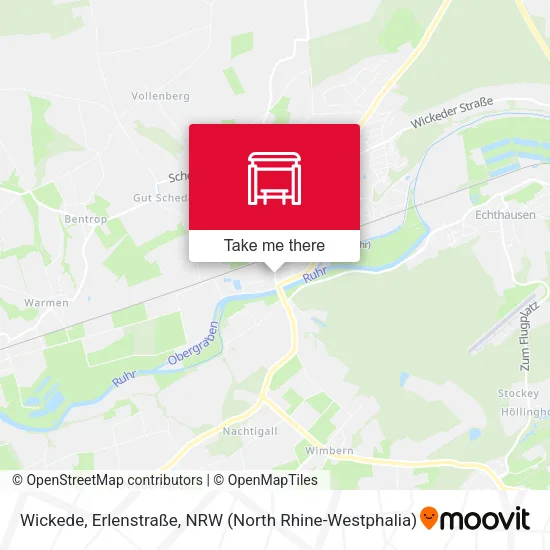 Карта Wickede, Erlenstraße