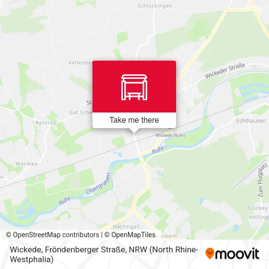 Карта Wickede, Fröndenberger Straße