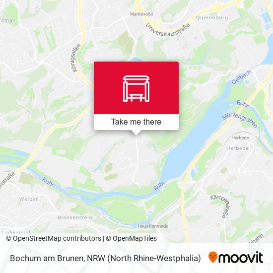 Карта Bochum am Brunen