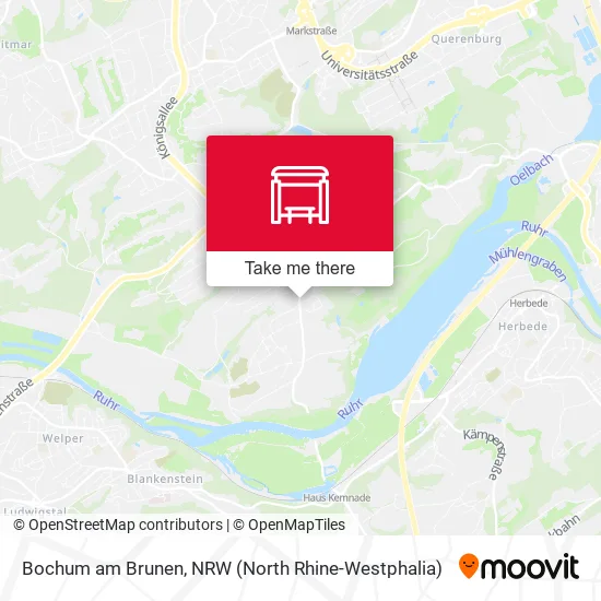 Карта Bochum am Brunen