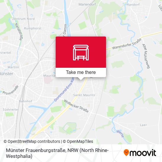 Münster Frauenburgstraße map