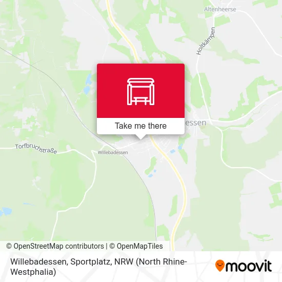 Willebadessen, Sportplatz map