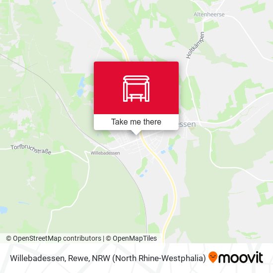 Карта Willebadessen, Rewe