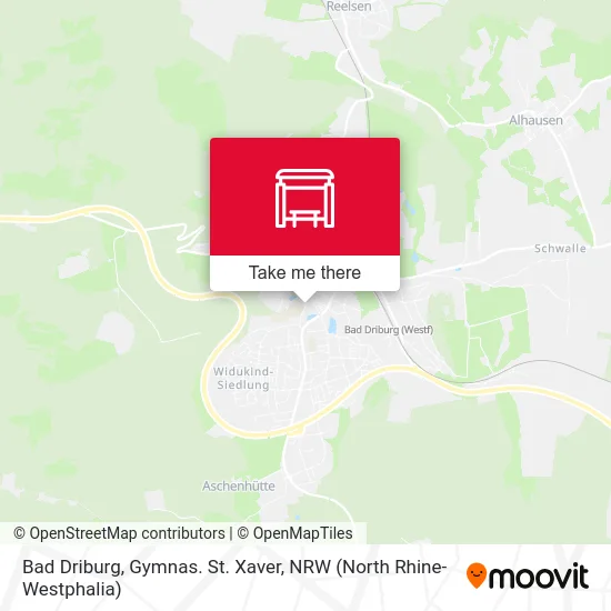 Bad Driburg, Gymnas. St. Xaver map