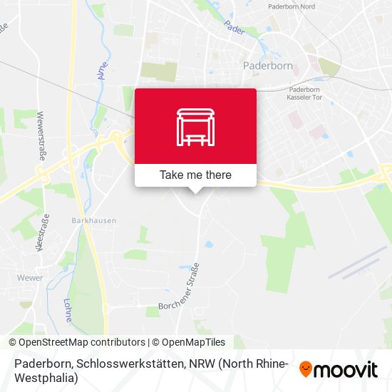 Paderborn, Schlosswerkstätten map