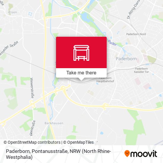 Paderborn, Pontanusstraße map