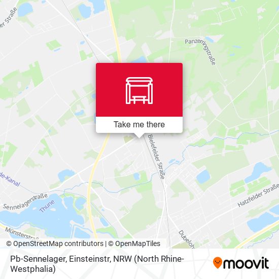 Pb-Sennelager, Einsteinstr map