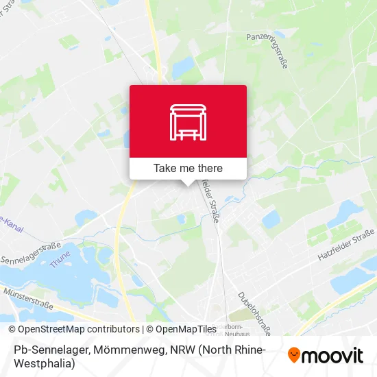 Карта Pb-Sennelager, Mömmenweg