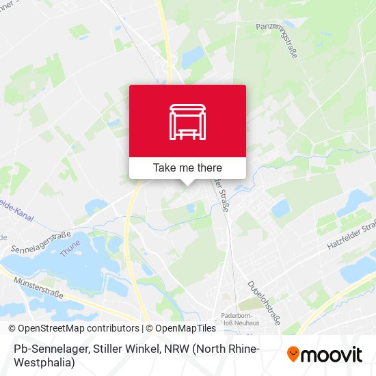 Pb-Sennelager, Stiller Winkel map