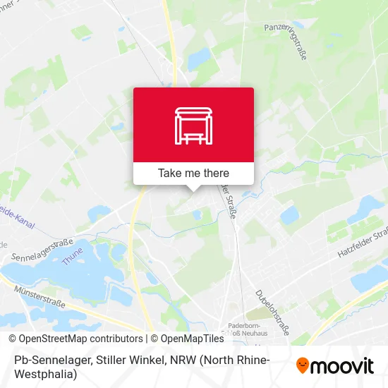 Pb-Sennelager, Stiller Winkel map