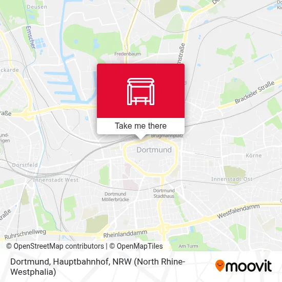 Dortmund, Hauptbahnhof map