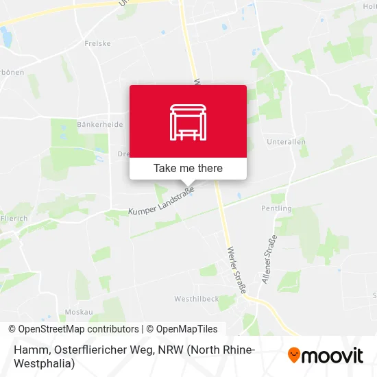 Hamm, Osterfliericher Weg map