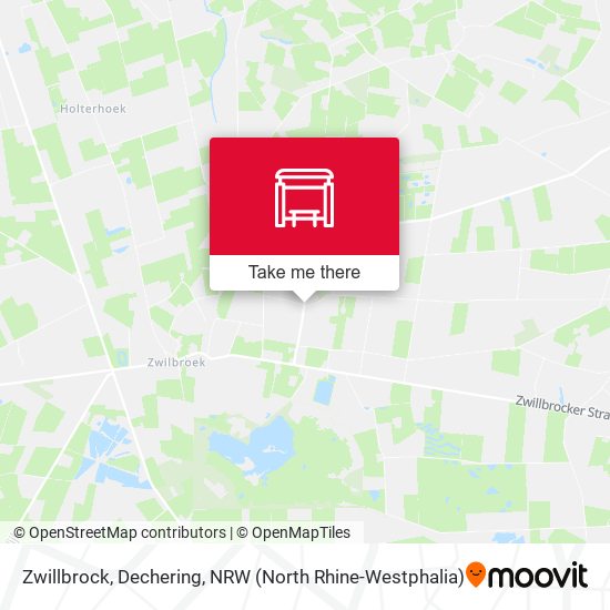 Карта Zwillbrock, Dechering