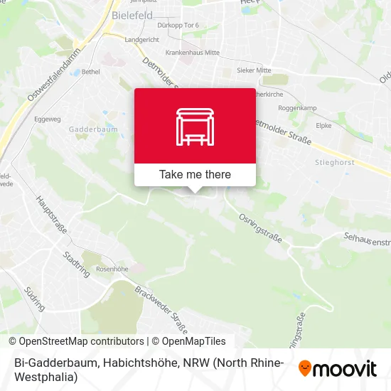 Bi-Gadderbaum, Habichtshöhe map