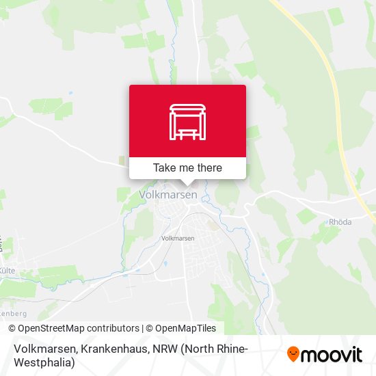 Volkmarsen, Krankenhaus map