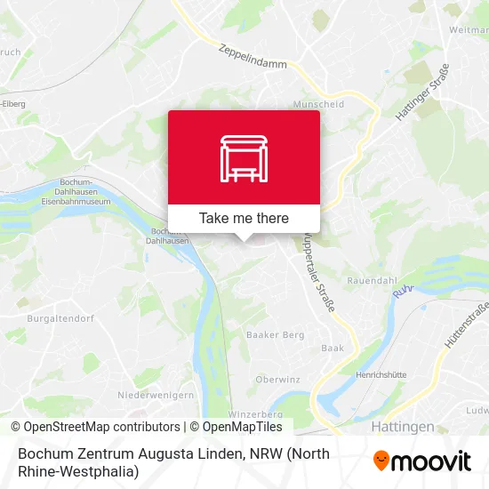 Bochum Zentrum Augusta Linden map