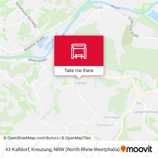 Kt-Kalldorf, Kreuzung map