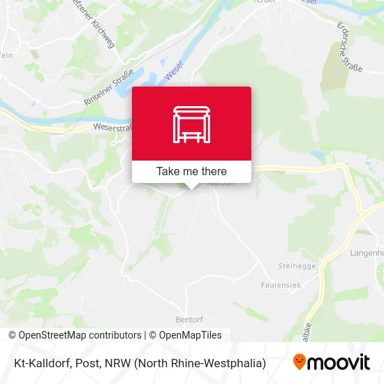 Kt-Kalldorf, Post map