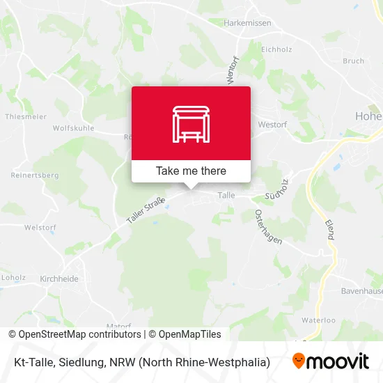 Kt-Talle, Siedlung map