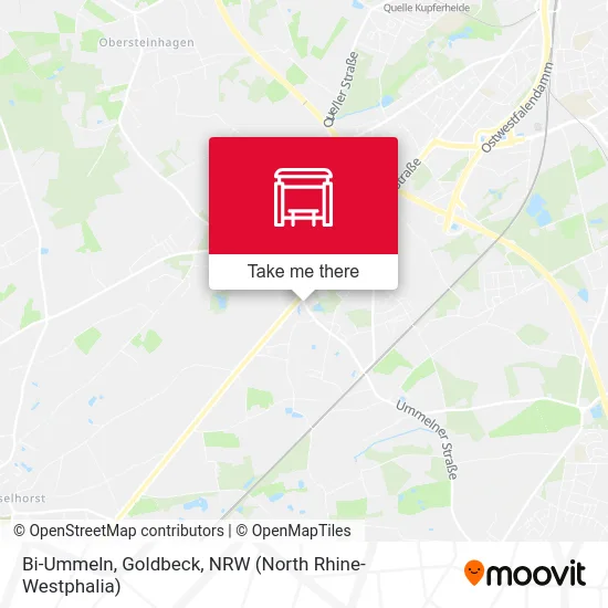 Карта Bi-Ummeln, Goldbeck