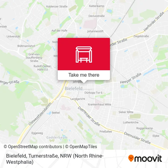 Bielefeld, Turnerstraße map