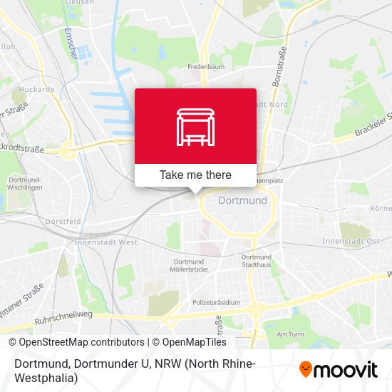 Dortmund, Dortmunder U map