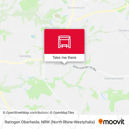 Карта Ratingen Oberheide