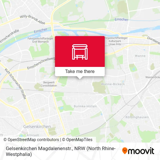 Gelsenkirchen Magdalenenstr. map
