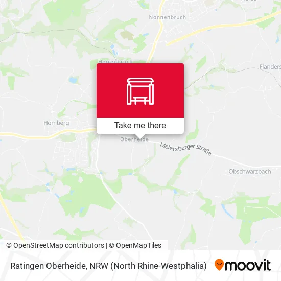 Карта Ratingen Oberheide