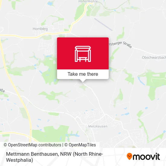 Карта Mettmann Benthausen