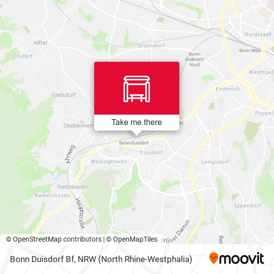 Карта Bonn Duisdorf Bf