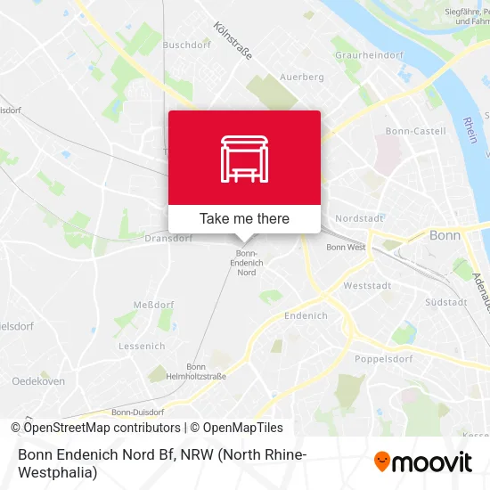 Карта Bonn Endenich Nord Bf