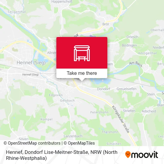 Карта Hennef, Dondorf Lise-Meitner-Straße
