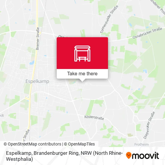 Карта Espelkamp, Brandenburger Ring