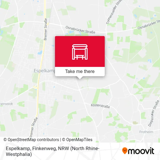 Espelkamp, Finkenweg map