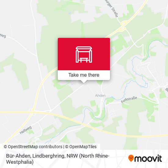 Bür-Ahden, Lindberghring map