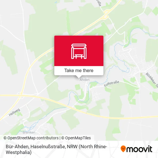 Карта Bür-Ahden, Haselnußstraße