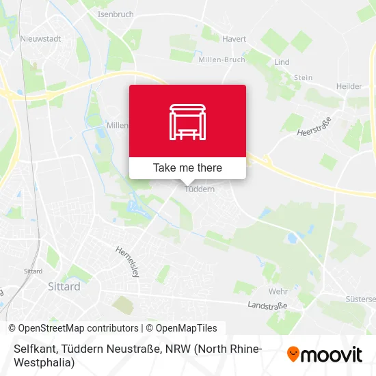 Карта Selfkant, Tüddern Neustraße