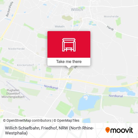 Willich Schiefbahn, Friedhof map
