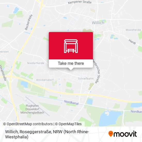 Willich, Roseggerstraße map