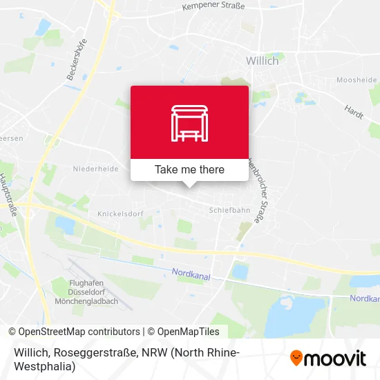 Willich, Roseggerstraße map