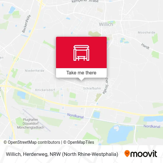 Willich, Herderweg map