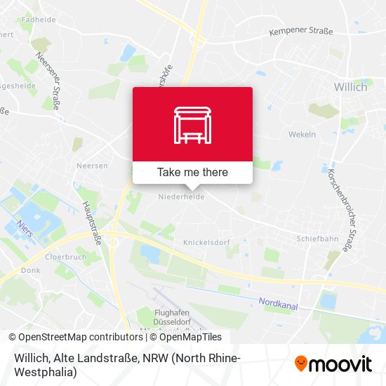 Willich, Alte Landstraße map