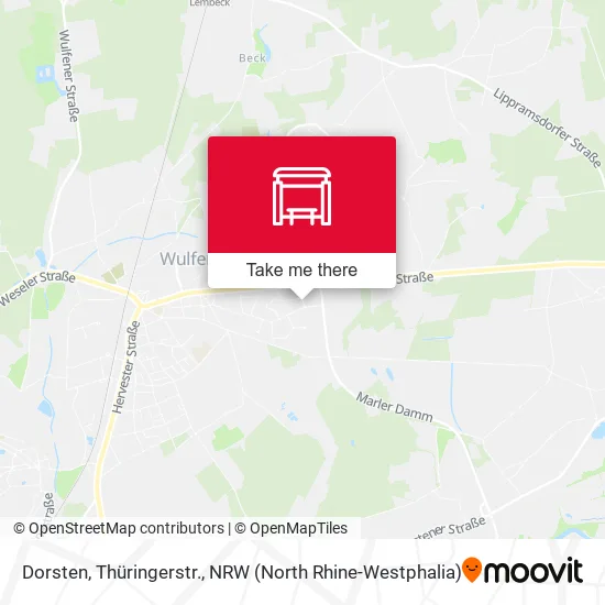 Карта Dorsten, Thüringerstr.