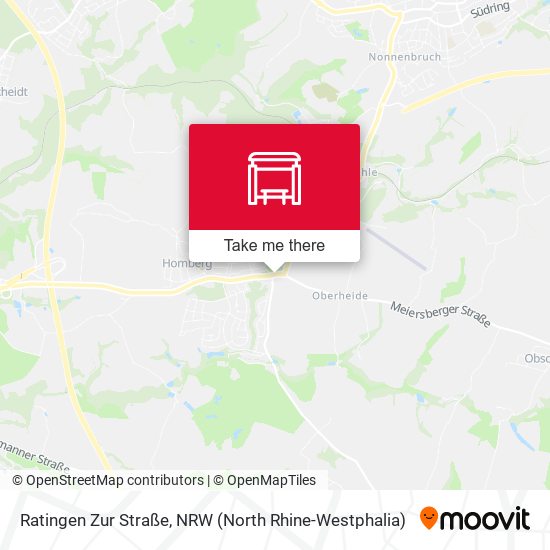 Ratingen Zur Straße map