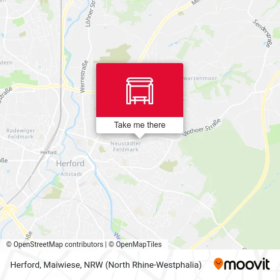 Карта Herford, Maiwiese