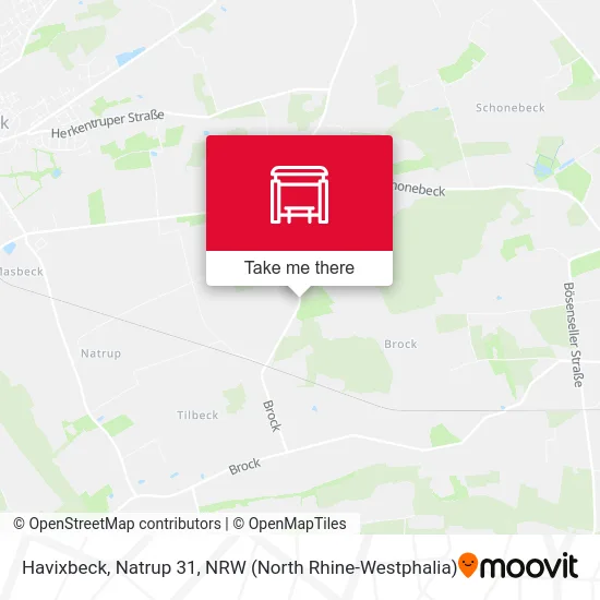 Havixbeck, Natrup 31 map