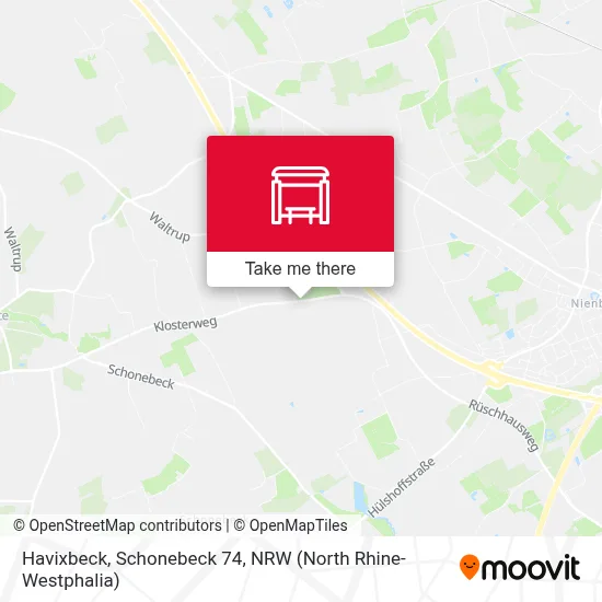 Havixbeck, Schonebeck 74 map