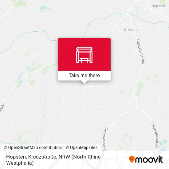 Hopsten, Kreuzstraße map